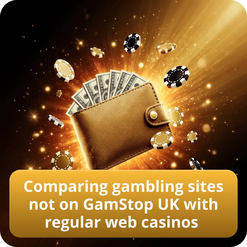Comparing gambling sites not on GamStop UK with regular web casinos